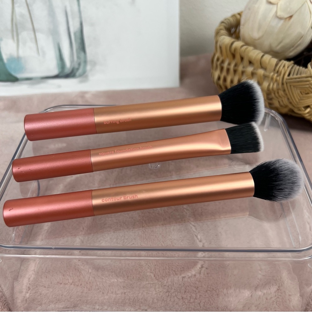 Real Techniques Flawless Base Set 2.0 brushes, 3 count